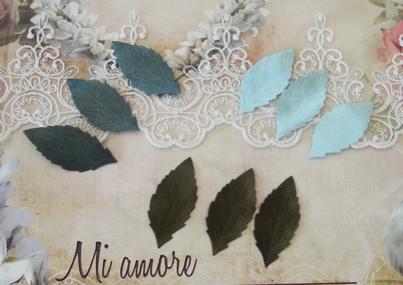 Folhas em Cetim - 30 un