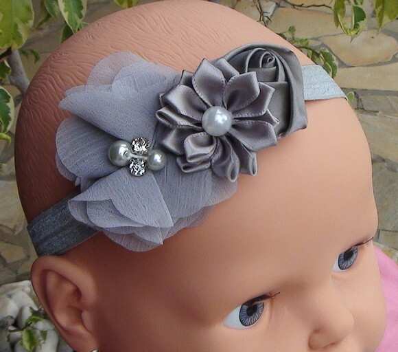 Headband - Arranjo de Flores para Cabelo - Elástico