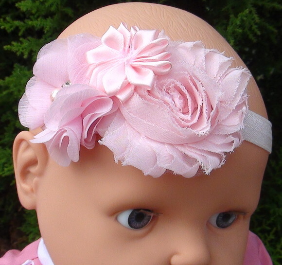 Headband - Arranjo de Flores para Cabelo - Elástico