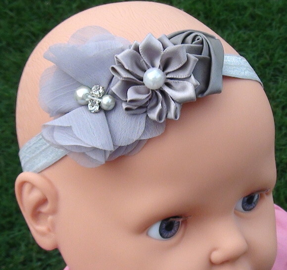 Headband - Arranjo de Flores para Cabelo - Elástico