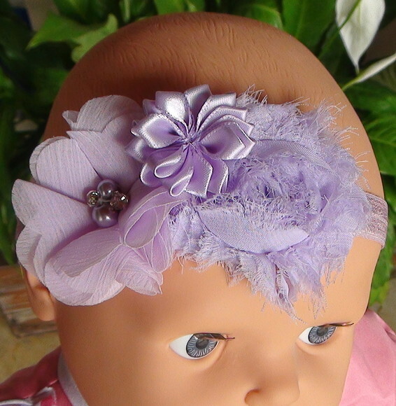 Headband - Arranjo de Flores para Cabelo - Elástico