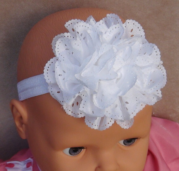 Headband - Arranjo de Flores para Cabelo - Elástico