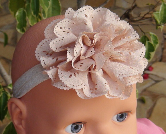 Headband - Arranjo de Flores para Cabelo - Elástico