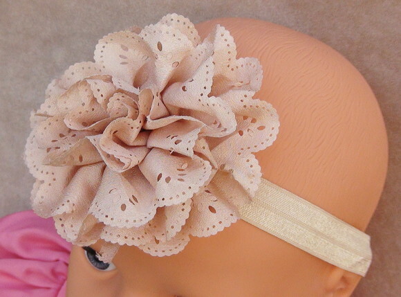 Headband - Arranjo de Flores para Cabelo - Elástico