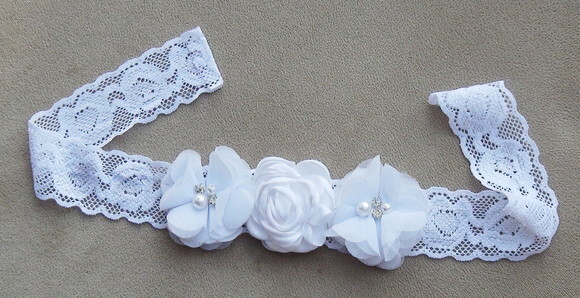 Headband - Arranjo de Flores para Cabelo - Elástico