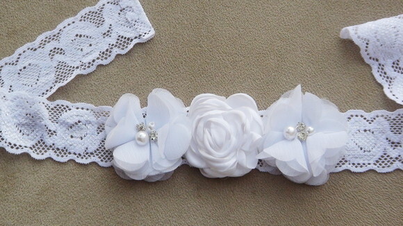 Headband - Arranjo de Flores para Cabelo - Elástico