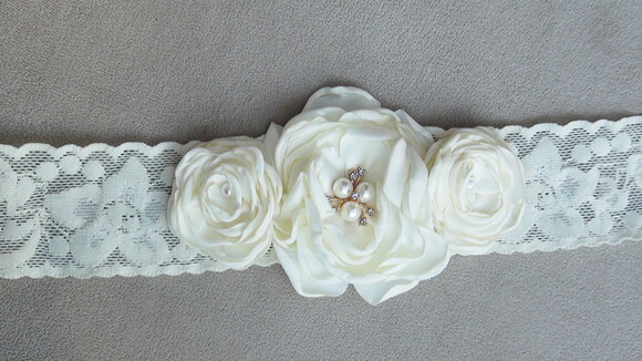Headband - Arranjo de Flores para Cabelo - Elástico