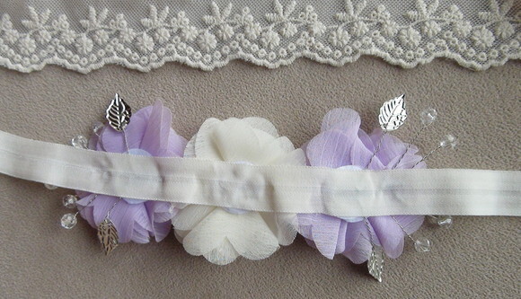 Headband - Arranjo de Flores para Cabelo - Elástico