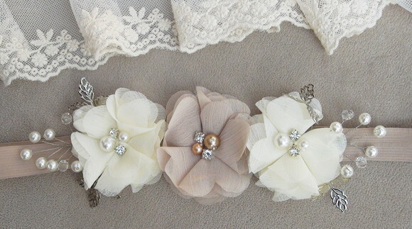 Headband - Arranjo de Flores para Cabelo.