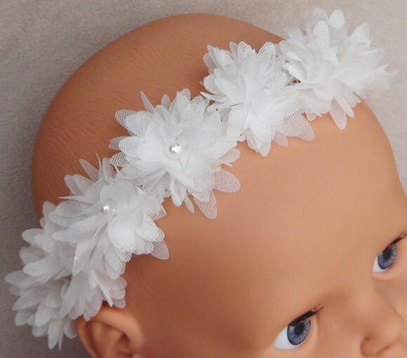 Headband - Arranjo de Flores para Cabelos - Elástico