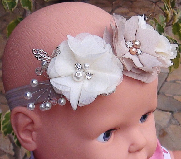 Headband - Arranjo de Flores para Cabelo.