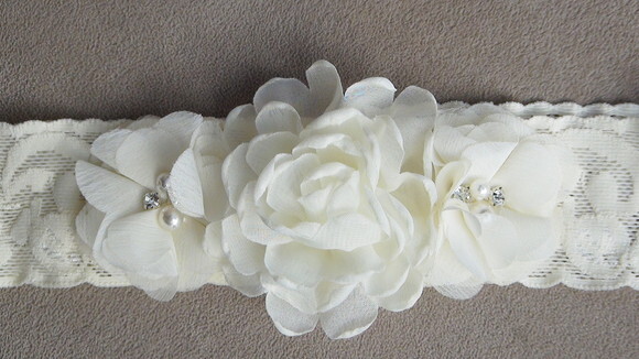 Headband - Arranjo de Flores para Cabelos - Elástico