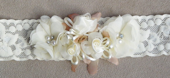 Headband - Arranjo de Flores para Cabelos - Elástico