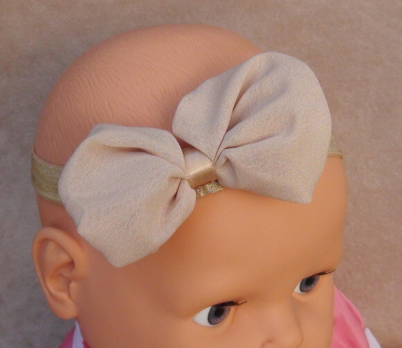 Headband Laço - Arranjo de Flores para Cabelos - Elástico