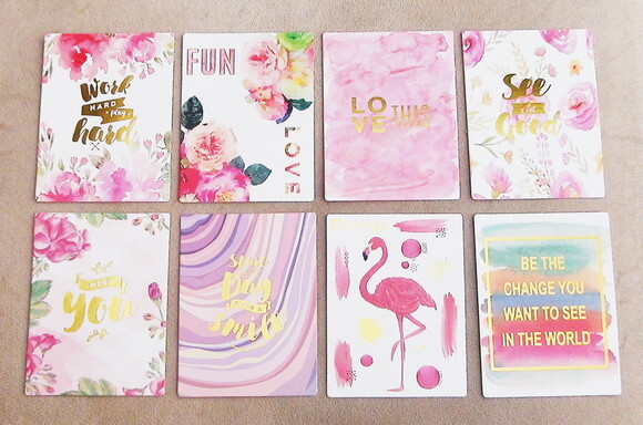 Kit Cartões Laminados - 8 un