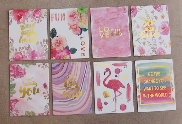 Kit Cartões Laminados - 8 un