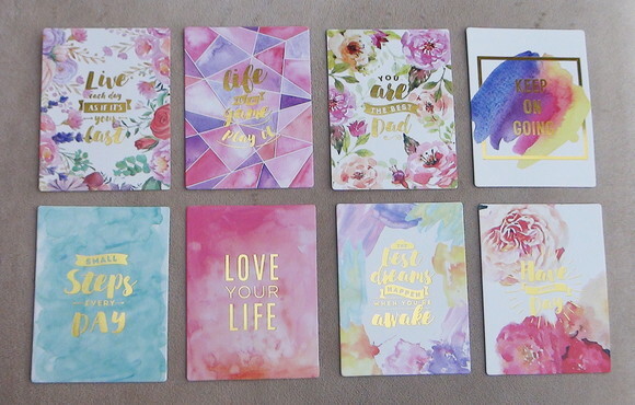 Kit Cartões Laminados - 8 un