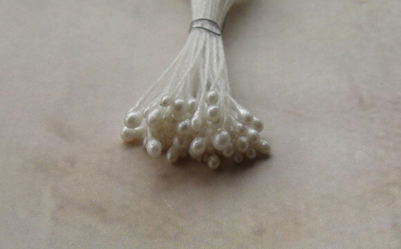 Pistilo para Flores Perolado - Stamen - 100 un