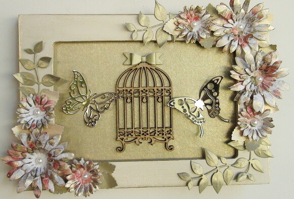 Quadro 3d - Scrapbooking