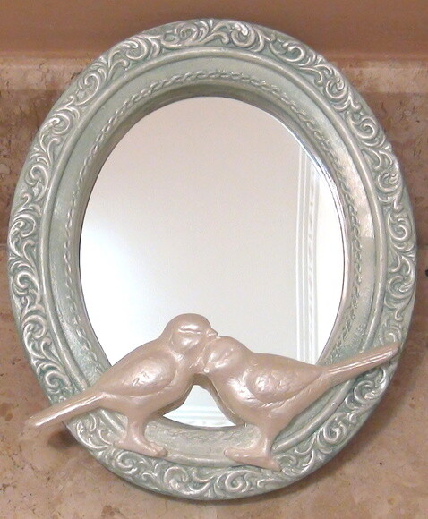 Quadro em Gesso Pombas