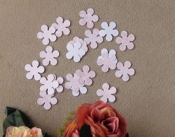 Recorte de Flores para Scrapbooking - 30 Unidades