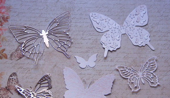 Recortes para Scrapbooking Borboletas - 09 un