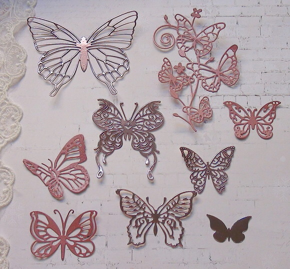 Recortes para Scrapbooking Borboletas - 09 un