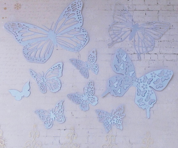 Recortes para Scrapbooking Borboletas - 09 un