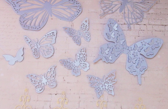 Recortes para Scrapbooking Borboletas - 09 un