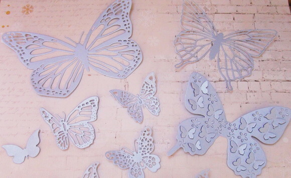 Recortes para Scrapbooking Borboletas - 09 un
