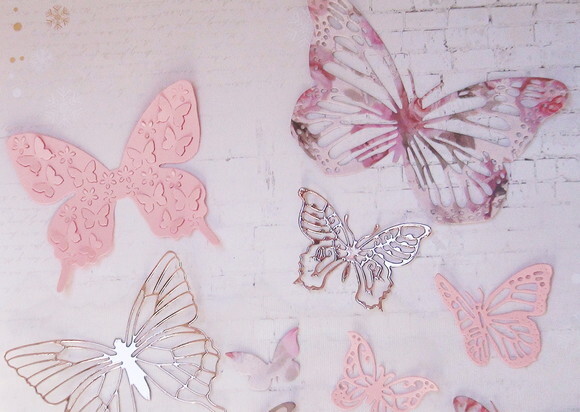 Recortes para Scrapbooking Borboletas - 09 un