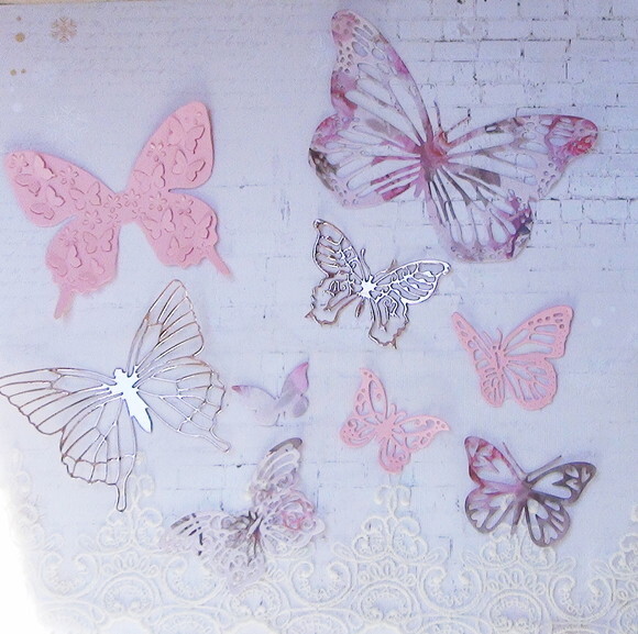 Recortes para Scrapbooking Borboletas - 09 un