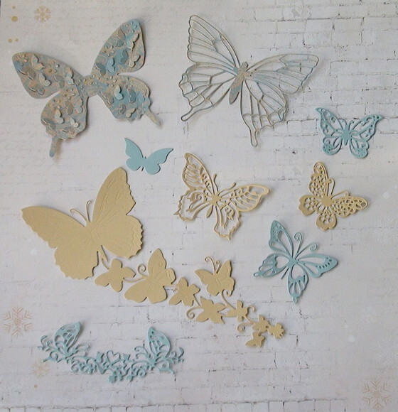 Recortes para Scrapbooking Borboletas - 09 un