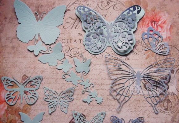 Recortes para Scrapbooking Borboletas - 09 un