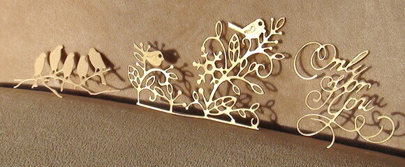 Recortes para Scrapbooking Pássaros- 6 Peças