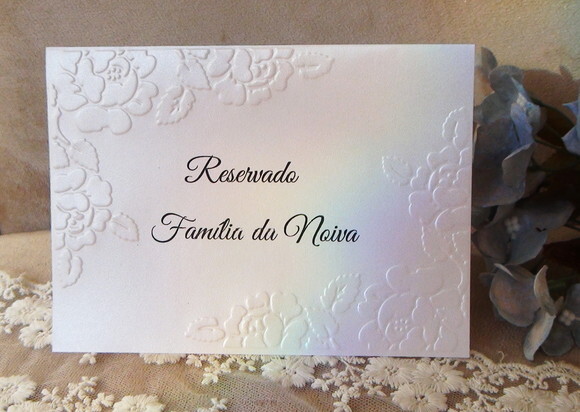 Reservado de Mesa - Casamento - 06 un