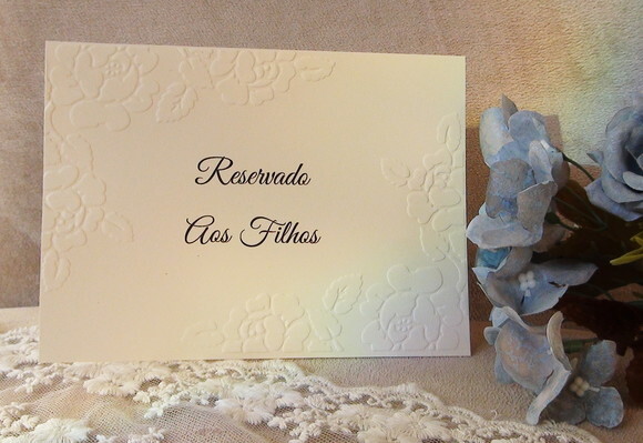 Reservado de Mesa - Casamento - 06 un