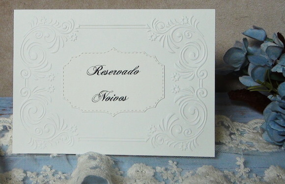 Reservado de Mesa - Casamento - 06 un