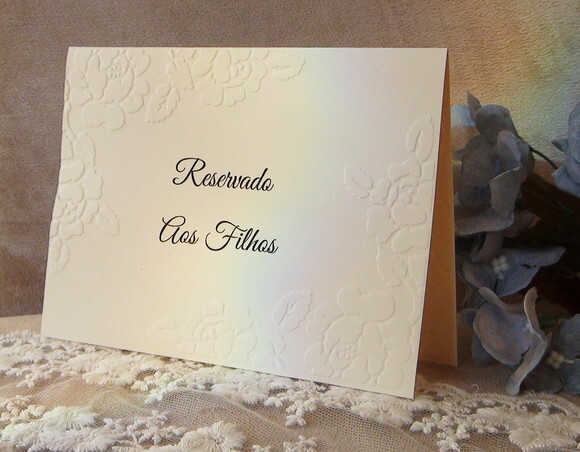 Reservado de Mesa - Casamento - 06 un