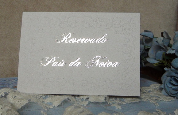 Reservado de Mesa - Casamento - 06 un