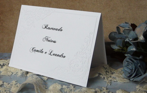 Reservado de Mesa - Casamento - 06 un