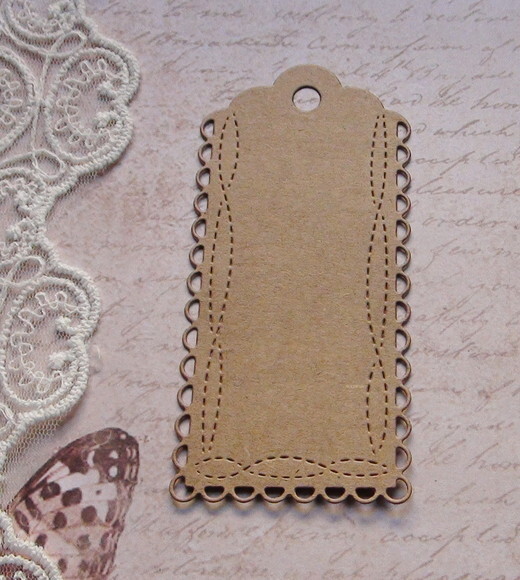 Tags em Papel Craft - 10 x 5,0 cm - 20 un