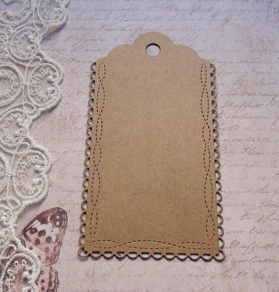 Tags em Papel Craft - 14x7,5 cm -20 Un.