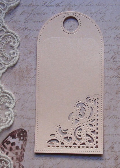 Tags em Papel Metalizado - 13,0 x 6,0 cm - 20 un