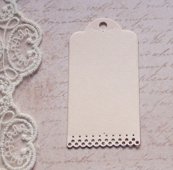 Tags em Papel Metalizado - 5,5 x 3,0 cm -20 un