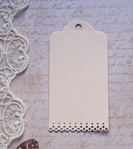 Tags em Papel Metalizado - 9,5 x 5,0 cm -20 un