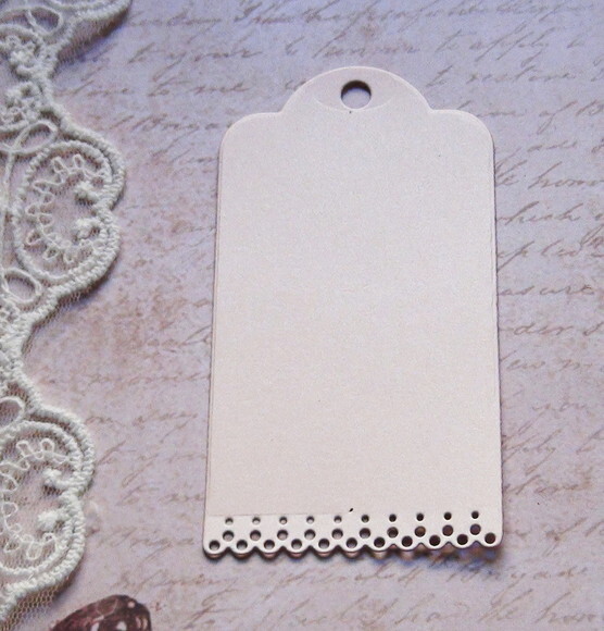 Tags em Papel Metalizado - 9,5 x 5,0 cm -20 un