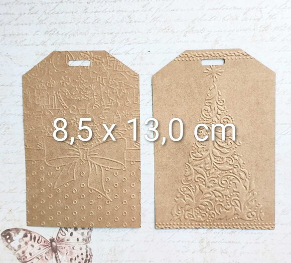 Tags em Relevo - 13,0 x 8,07 - 20 un