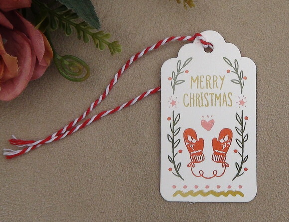 Tags Merry Christmas - 10 Unidades.