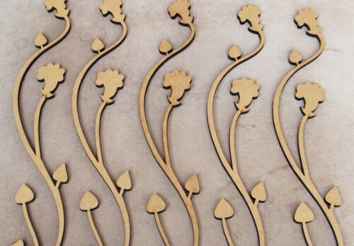 Apliques em mdf - 5 un